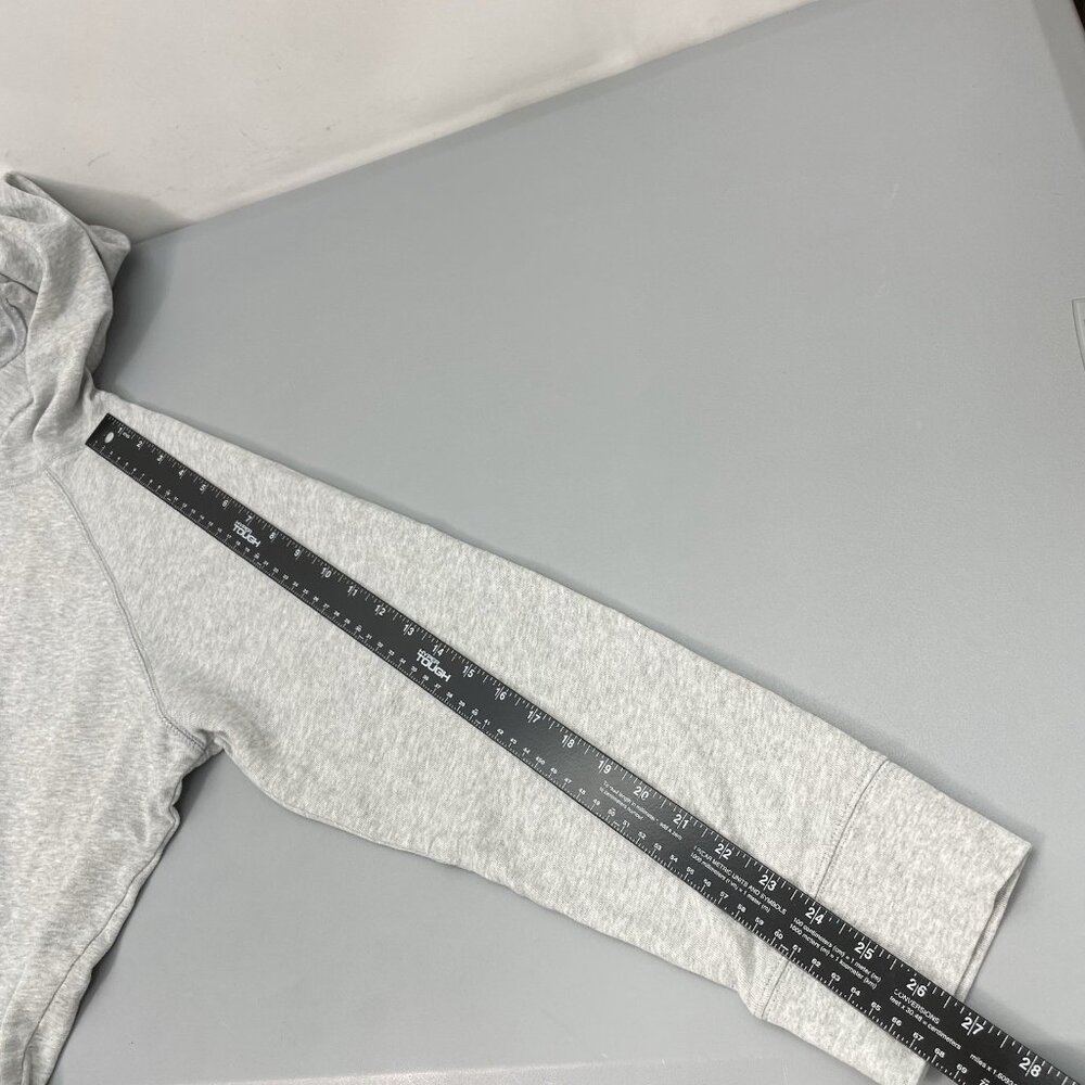 J. Crew Magic Rinse Pullover Hoodie Sweatshirt Oversized Gray Womens XL - Picture 8 of 8